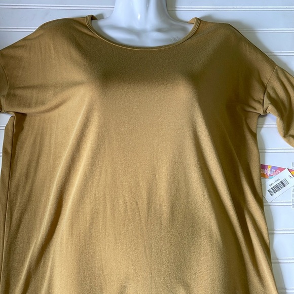 LLR Mustard Crepe Jersey Irma Tunic Top-0324 - Picture 10 of 11